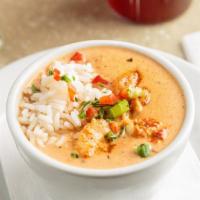 Small Seafood Bisque Soup · 8 oz. Shrimp, crab, crawfish and sweet corn in a light tomato cream based soup with a splash...