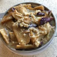 Salted Fish & Chicken With Eggplants Hot Pot · 