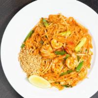 Pad Thai · Our famous traditionally cooked rice noodles stir-fried with egg in a special homemade sauce...