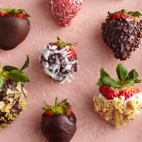 Mini Chocolate Covered Strawberries - 1 Dozen · You will get 1 dozen of our Mini Chocolate Covered Strawberries per order. They are a perfec...