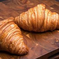 Butter Croissants - 6 In A Box · Our croissant are a buttery, flaky pastries made from scratch of a layered yeast-leavened do...
