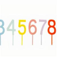 Colorful Acrylic Number Cake Toppers · Choose the number(s) you'd like to get. Each number is a different color. Sold individually.