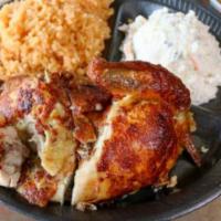 Lunch Combo · 2 pieces of chicken and choice of 2 small side orders. Tortillas and pico De gallo, and medi...