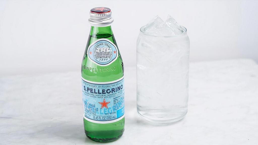 San Pellegrino Sparkling Water 250Ml · San Pellegrino is gathered at the source in the foothills of the Italian Alps. For generations, San Pellegrino Sparkling Mineral Water has been known as THE Italian sparkling water.
