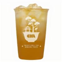 Peach Oolong Cha · Oolong Tea, Natural Peach Flavor, Fruity Aroma (Cal 30)