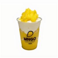Mango Yogurt Smoothie · Mango smoothie with greek yogurt.