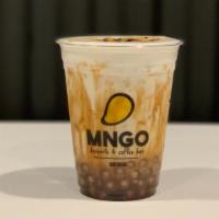Original Milk Golden Brown · Choice of boba, brown sugar syrup, whole milk, choice of cream, top with torched brown sugar.