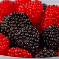 German Raspberries (1/2 Lb) · First off, they look amazingly real and are quite pleasing to the eye. They are red and blac...