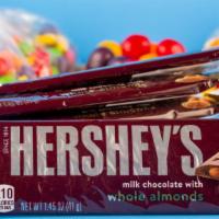 Hershey'S Bar With Almonds · It's the same as a Milk Chocolate Hershey Bar, except for its addition of almonds. Once agai...