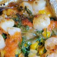 Scallop Baked Bowl · Consuming raw or undercooked meats, poultry, seafood, shellfish, or eggs may increase you ri...