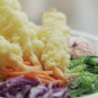 Shrimp Tempura Bowl · Build your own poke bowl (minus protein) & four shrimp tempura. The Shrimp Tempura Bowl is a...