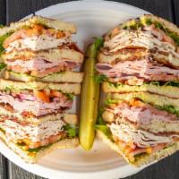 Officer’S Club Sandwich Combo · Triple Decker with ham, turkey, and bacon. We are committed to providing the highest quality...