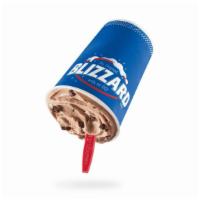 Brownie Batter Blizzard® Treat · Brownie batter and brownie dough blended with our world-famous vanilla soft serve to Blizzar...