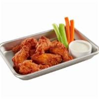 Boneless Wings · Wings served with carrots, celery and ranch dressing.