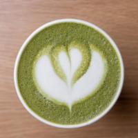 Matcha Latte · Finely ground Japanese matcha powder, with milk of your choice.  Hot or Iced.