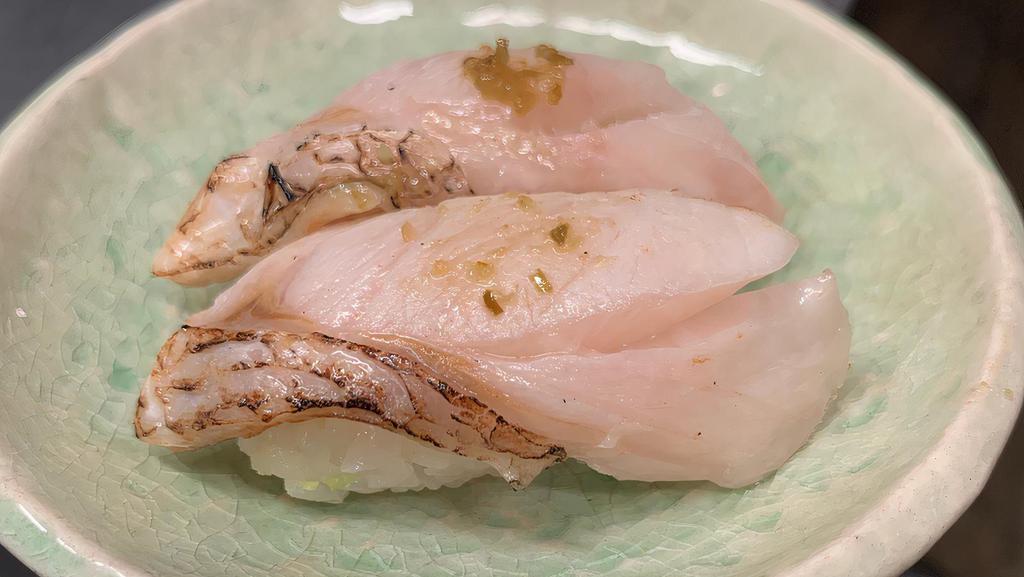 Sea Perch Sushi · Nodoguro. Limited quantity.