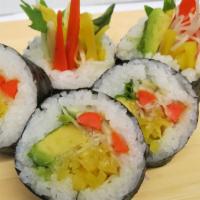 Vegetable Roll · gobo, shiso, cucumber, takuwan, avocado, 5pcs