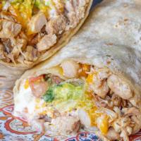 Pollo Asado Burrito · Build your own burrito.