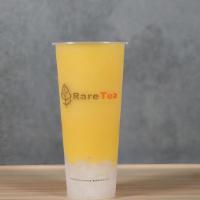 Mango Smoothie · Caffeine Free** Refreshing Mango Smoothie. Pictured with Lychee Jelly (sold separately)