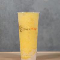 Passion Fruit Smoothie · Caffeine Free* Refreshing, Sweet and slightly tart Passion Fruit Smoothie (pictured with lyc...