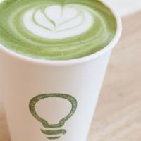 Matcha Latte · Unsweetened matcha shot with steamed milk or over ice.