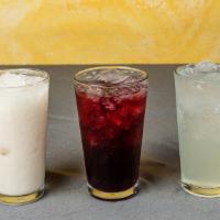 Agua Fresca · House-made Horchata, Jamaica and Lemonade.