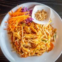 Pad Thai · Comes with bean sprouts, green onion, egg, carrot, crush peanuts sautée with pad Thai sauce.