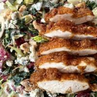 Bw Chopped Salad Fried Chicken · kale, iceberg, radicchio, red onion, dried cranberries, candied walnuts, crumbled bleu chees...