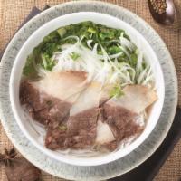Phở Chín (Brisket) · Handcrafted 4-hour braised brisket to create a tender and rich texture; served in our 12-hou...