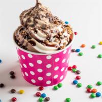 Small (Approx 8-10Oz) · Small cup of premium frozen yogurt, mix and match your favorite flavors.