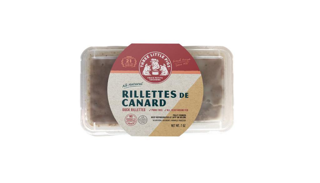 Rillettes De Canard · Slow cooked duck, confit-style spread 8oz.
