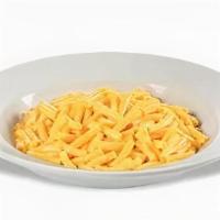 Mac & Cheese · Warm and comforting Mac 'n Cheese in a kid-sized portion. It is served with a choice of 1 Ve...