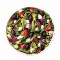Classic Greek Salad · This Signature Salad features a recommended base of our Romaine/Iceberg blend. It is served ...