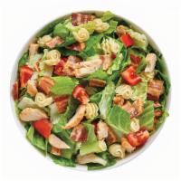 Roasted Turkey Club Salad · Our Roasted Turkey Club Salad starts with a recommended base of Romaine/Iceberg Blend and Ra...