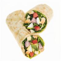 Bently Wrap · Our Chef starts with a flour tortilla, add in a base of our Romaine/Iceberg Blend. It is ser...