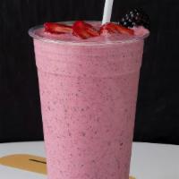 Strawberry Banana Smoothie (24 Oz) · Apple juice, vanilla yogurt, strawberries and banana