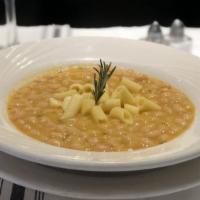 Pasta Fagioli Soup · Pasta and white bean soup.