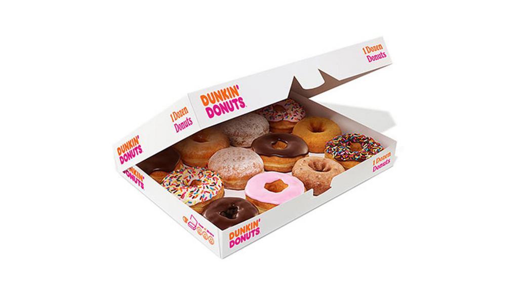 Dozen Donuts · A delicious variety of 12 assorted donuts. Max 6 per order.