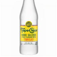Topo Chico - Hard Seltzer(Bottle) · Strawberry Guava Flavor.  12 fl oz. 4.7% alcohol.