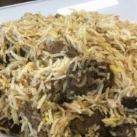 Lamb Biryani · Top menu item. Lamb pieces marinated in special spices cooked with aromatic rice.