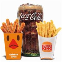 Chicken Fries 9Pc Meal · Made with white meat chicken, our Chicken Fries are coated in a light crispy breading season...