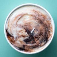 Dolce Vita · *Fior di Latte* gelato, with layers and swirls of chocolate and hazelnut spread.
Made by Gel...