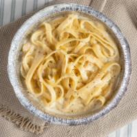 Fettuccine Alfredo Pasta · Fettuccine pasta with white cream sauce and parmesan cheese.