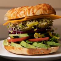Avocado & Cheese Sandwich · Included: Avocado, Cheese & All Veggies (No Meat)