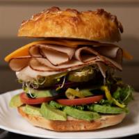 Sub Club Sandwich · Included: Turkey, Avocado ,Cheese & All Veggies