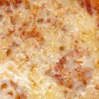 Cheese Please Pizza · Red sauce, Mozzarella.