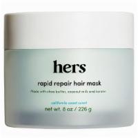 Hers Hydrating Rapid Repair Hair Mask (8 Oz) · Hers Hydrating Rapid Repair Hair Mask is not the kind of mask you hide behind. The deep cond...