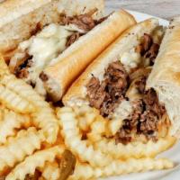 Steak Classic · Steak with onions, white American, and mayo.