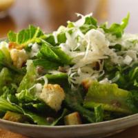 Side Caesar · Chopped romaine with caesar dressing, diced tomato, Parmesan cheese, and home-made croutons.