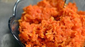 Carrot Halwa · Carrots, Milk, Nuts, Clarified Butter